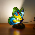Lampada Scolpita Farfalla Blu